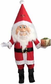 Santa Clause Parade Pleaser Mascot Costume